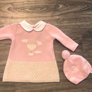 Cashmere blend dress and hat